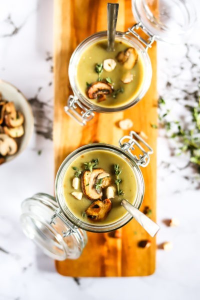 Velouté aux champignons